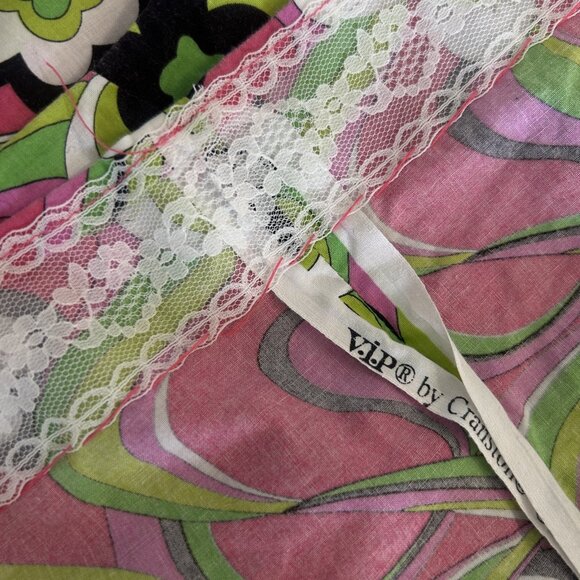 Colorful Pop Art Floral Handmade Sleeveless Sheath Dress Cranston Fabric - Picture 4 of 7